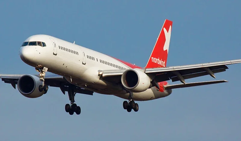 Схема салона Boeing 757-200 Nordwind Airlines: 221 место и узкий проход