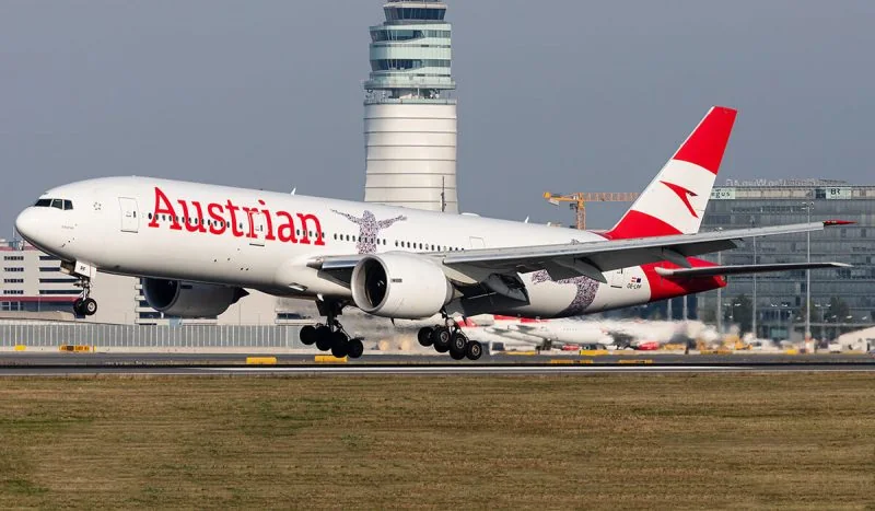 Схема салона Boeing 777-200ER Austrian Airlines: три класса на дальних рейсах