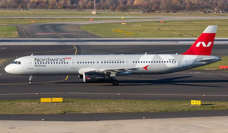 Airbus A321-200 авиакомпании Nordwind Airlines