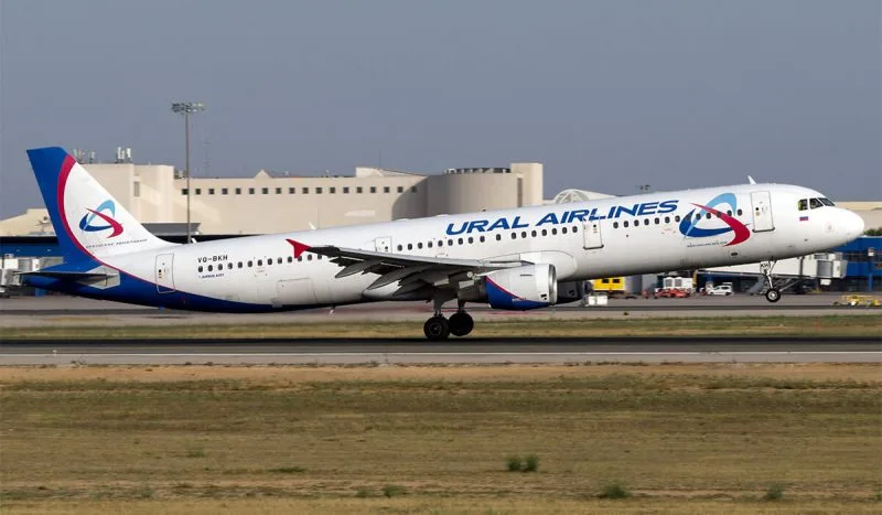 Airbus A321 «Уральские авиалинии»: 220 мест в одном классе