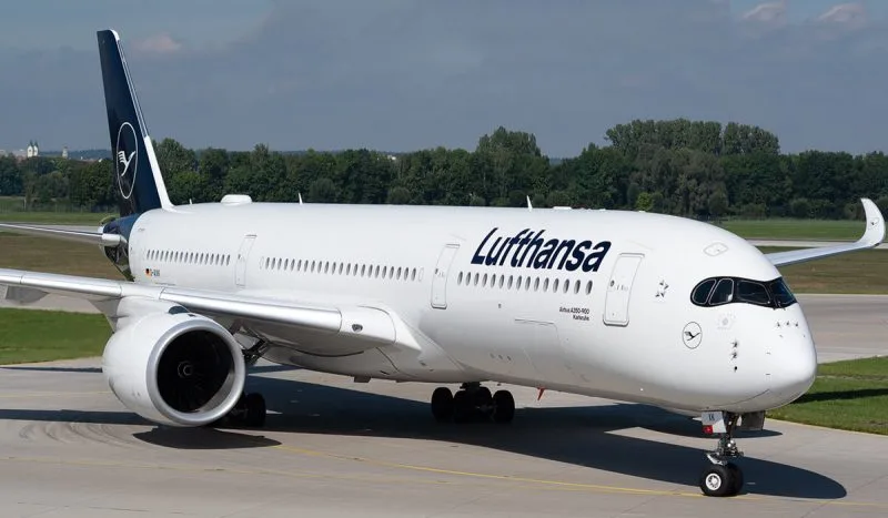 Airbus A350-900 D-AIXK авиакомпании Lufthansa