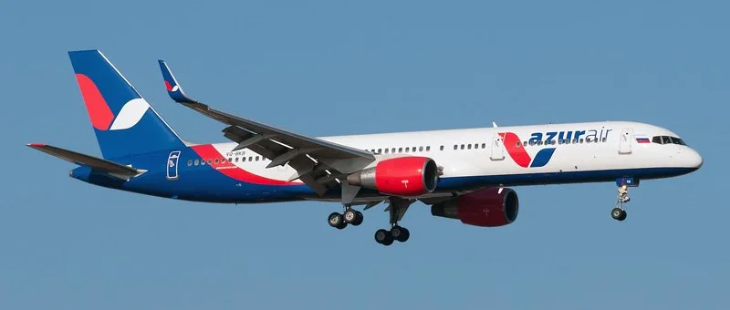 Схема салона Boeing 757-200 AZUR air: обычный салон и вариант на 72 места
