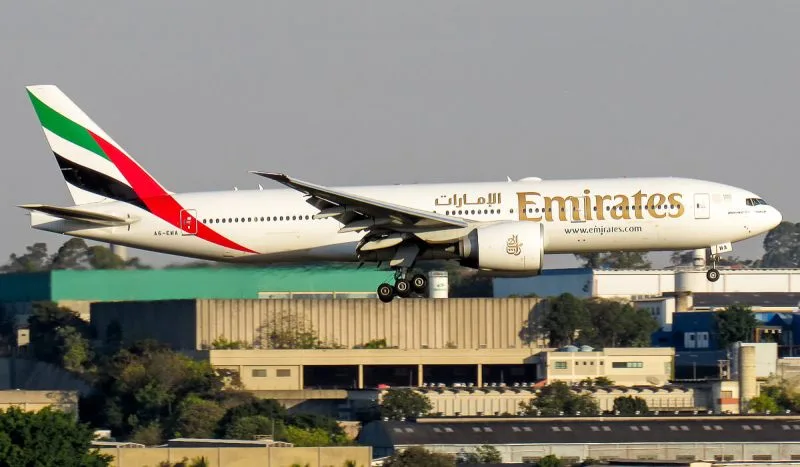 Boeing 777-200LR авиакомпании Emirates, борт A6-EWA