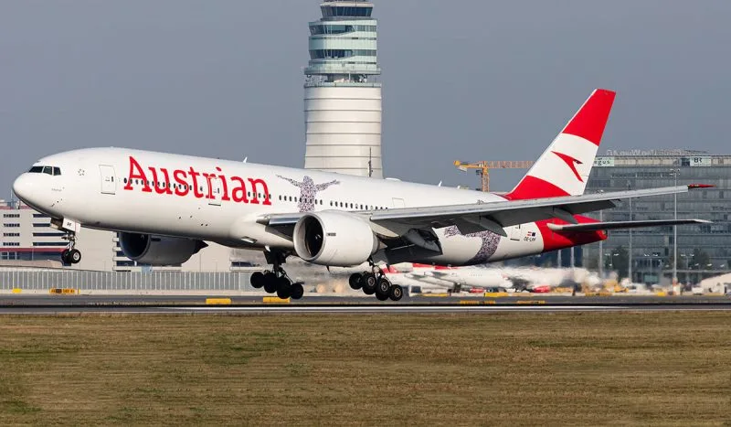 Схема салона Boeing 777-200ER Austrian Airlines: три класса на дальних рейсах
