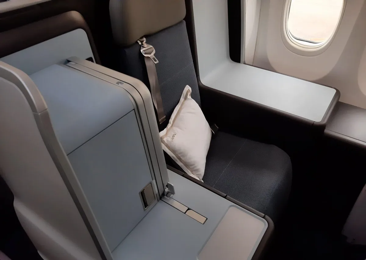 Бизнес-класс Boeing 737-800 flydubai: одиночное кресло у окна