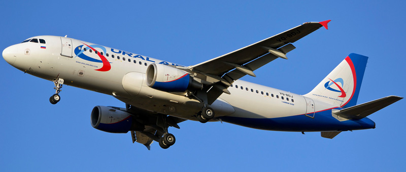 Схема салона и лучшие места в самолете Airbus A320 – Ural Airlines
