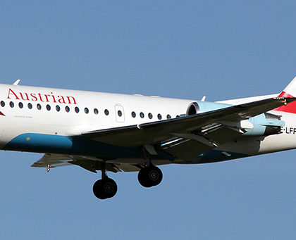 Схема салона Fokker 70 — Austrian Airlines