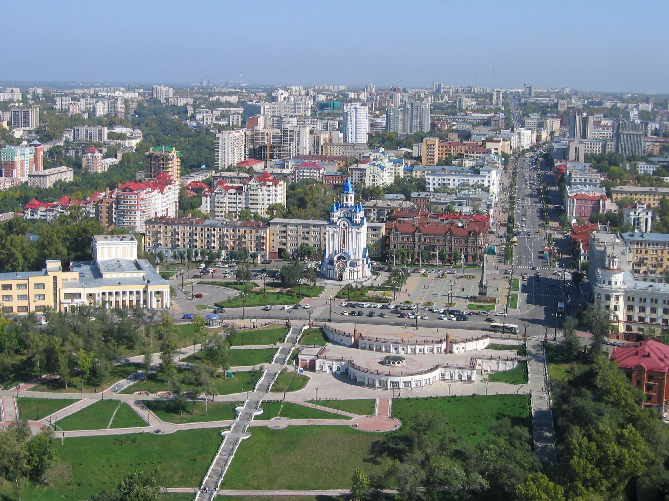 Комсомольская площадь Хабаровск