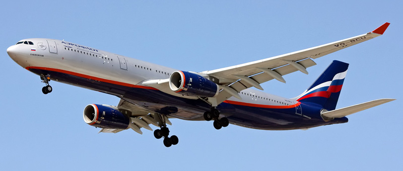 Лучшие места в самолете Airbus 330-300 Аэрофлот. Схема салона