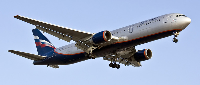 Схема салона и лучшие места в самолете Boeing 767-300 Аэрофлот