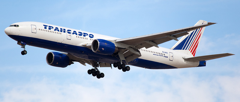 Схема салона Boeing 777-200 (3 класса) — Трансаэро. Лучшие места в самолете