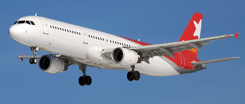 Схема салона Airbus A321- Nordwind Airlines