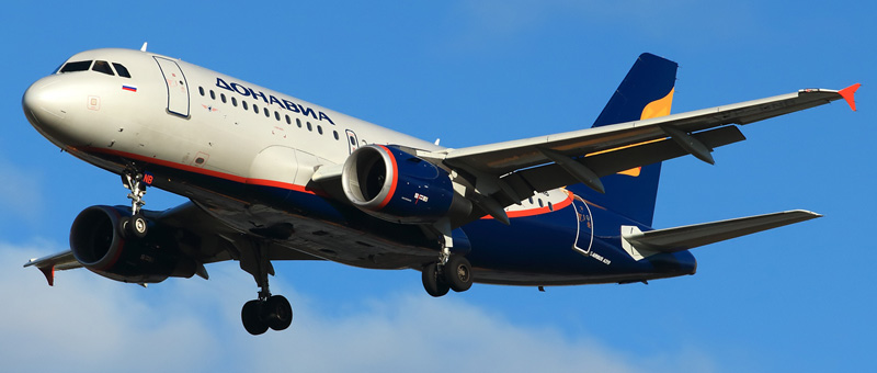Схема салона и лучшие места в Airbus A319 Донавиа