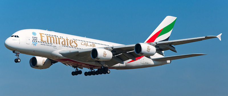 Схема салона Airbus А380-800 — Emirates