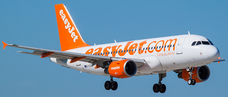 Схема салона Airbus A319 — EasyJet