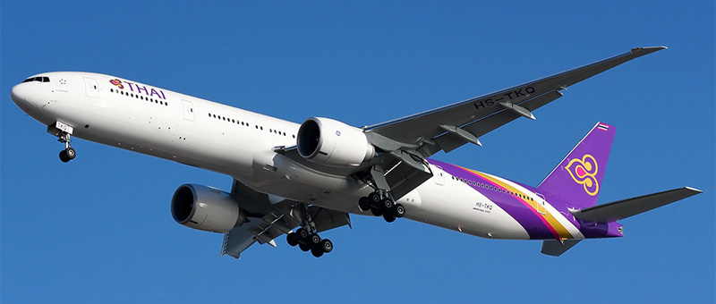 Схема салона Boeing 777-300 — Тайские авиалинии