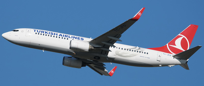 Схема салона Boeing 737-800 — Turkish Airlines