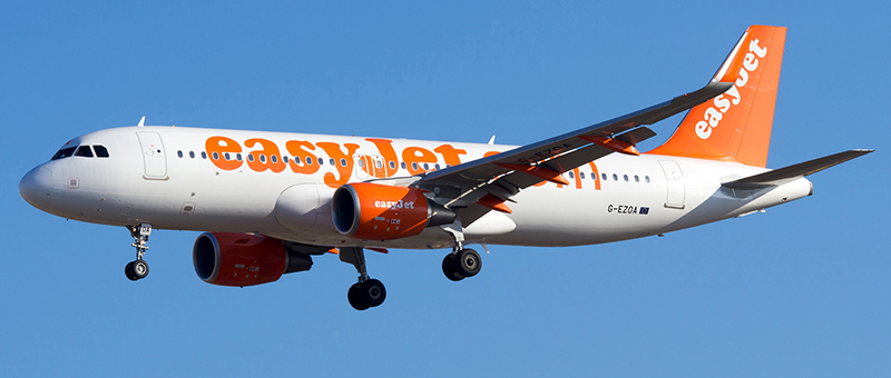 Схема салона Airbus A320 — EasyJet