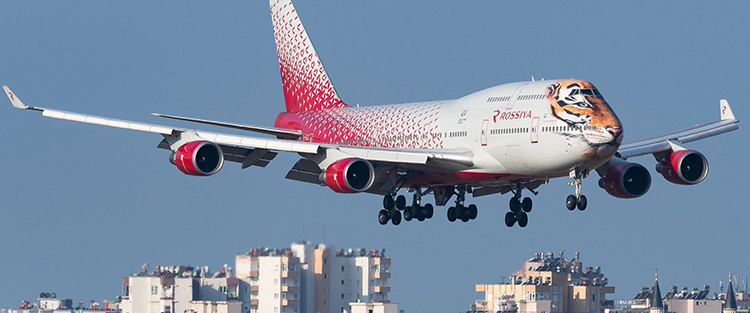 Лучшие места Boeing 747-400 Россия. Схема салона самолета