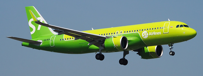 Схема салона Airbus A320neo — S7 Airlines. Лучшие места